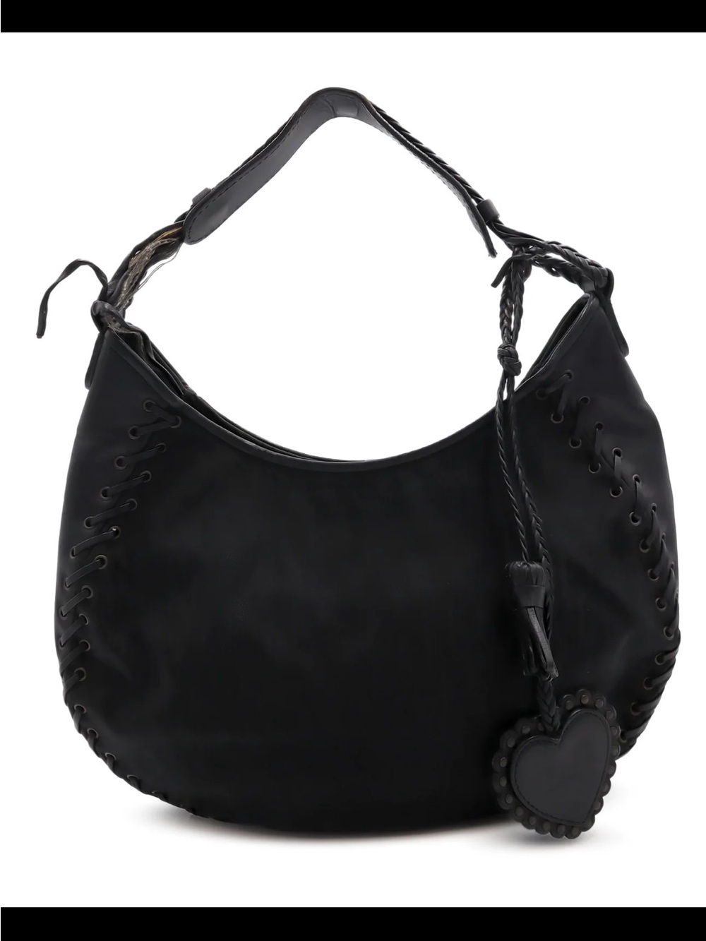Dior nylon and leather black hobo bag - Picture 6 of 6